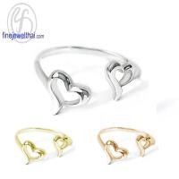ราคา Finejewelthai แหวนมินิมอล รูปหัวใจ เงินแท้92.5% - Heart-Silver-Ring - R144000 (14410864026)
