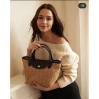 ราคา ส่งฟรี** กระเป๋า Longchamp Le Pliage Paille ใหม่ ออกชอปไทย มีใบเสร็จ (11145443011)