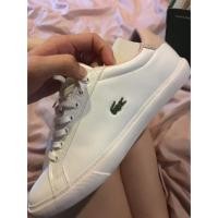 ราคา รองเท้า Lacoste สีขาว ซื้อในshopที่อเมริกาแท้ 100%❤️ผู้หญิง (7443324425)