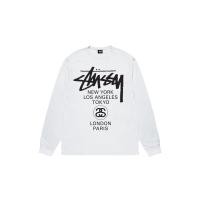 ราคา ♞,♘Stussy World Tour LS Tee White Unused TYR (42855363863)