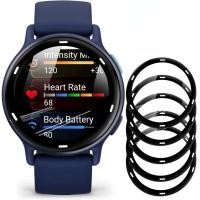 ราคา 9/6/3/1pcs ฝาครอบกระจกอ่อนป้องกันหน้าจอนาฬิกากันน้ําฝาครอบป้องกันฟิล์มสําหรับ Garmin Vivosmart Vivomove Trend 6 4 5 4S กีฬา (49056057006)