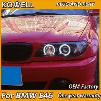 ราคา KOWELL Car Styling for BMW E46 316i 318i 320i 325i Headlight 2003 2004 2005 E46 Head Lamp DRL Turn (49654450135)