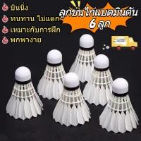 ราคา ลูกขนไก่แบดมินตัน 6 ชิ้น, แบดมินตันอาชีพ, กีฬาทนทาน Stable หัวบอลโฟม สำหรับการฝึกอบรมในร่มและกลางแจ้ง ลูกแบต (56102636070)