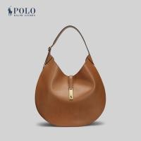 ราคา Polo Ralph Lauren กระเป๋าผู้หญิง Polo ID Calfskin Large Shoulder Bag รุ่น WAPOBAG02V20011 สีเบจ (25012679757)