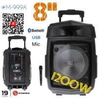 ราคา Music D.J. M-M999A ลําโพงล้อลาก Digital Multimedia พร้อมไมโครโฟนไร้สาย (4106425215)