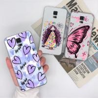 ราคา กรณีสําหรับ Samsung Galaxy S5 สีม่วง Love Heart ผีเสื้อฤดูใบไม้ร่วงกันกระแทกน้ําหนักเบาทนทานซิลิโคนโปร่งใสเคสโทรศัพท์สําหรับ Samsung S5 Capa กันชน (43711826971)