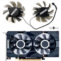 ราคา พัดลมการ์ดจอ INNO3D GTX1650 1630 Twin X2 Black Gold Supreme Graphics Card Fan (2pin)CF-12915S (49604729225)