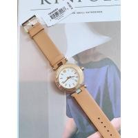 ราคา นาฬิกาข้อมือผู้หญิง TBW9002 (สายหนัง สีน้ำตาล หน้าปัดขาว ขอบทอง) (18471366784)