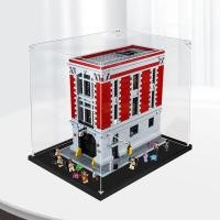 ราคา [กล่องแสดงอะคริลิก] กล่องแสดงอะคริลิคเหมาะสําหรับเลโก้ 75827 อาคารดับเพลิงผีจับกล้าทีมกล่องเก็บรูปฝาครอบกันฝุ่น (57955613137)