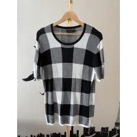 ราคา พร้อมส่ง! เสื้อไหมพรมแบบบาง JASPAL MAN ลายสก้อต สีขาวดำ size M รอบอก 38 ยืดอึกได้เยอะ ผ้านุ่มมากๆ (16679524476)