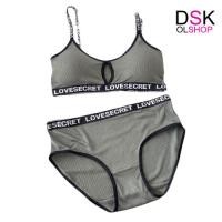 ราคา DSKMALL Bra One Set Bralette Love Secret ชุดชั้นในสตรี BS721 (41364446689)