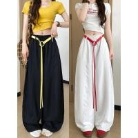 ราคา สีขาว มาเชเต้ กางเกงขากว้างผู้หญิงฤดูร้อน 2026 ใหม่สไตล์เอวสูงผ้าม่านสบายๆต้นฤดูใบไม้ร่วงขนาดเล็กหลวมกางเกงบอลลูน (50301428829)