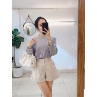 ราคา เสื้อม้วนสีม่วงพาสเทล (42058828160)