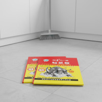 ราคา 5 ชิ้น กระดานกาวดักหนูแรงสูงสําหรับควบคุมหนูและหนูท่อ (55600226728)