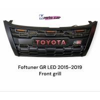 ราคา กระจังหน้า Fortuner 2015 2016 2017 2018 2019 รุ่น GR มีไฟ led โลโก้ toyota สีแดง (24979269897)