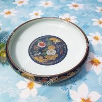 ราคา จานญี่ปุ่น ขอบมีลาย~ดอกไม้#ญี่ปุ่นมือสอง (8277845736)
