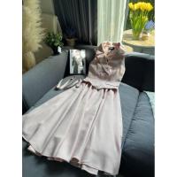 ราคา ชุดสูทชมพูใส่ทำงาน สวยหวาน CEO Charissa ชุดSetสูทชมพูหวาน เสื้อสูทแขนกุด+กระโปรงยาวบาน +เข็มขัด เข้าSet สวยมาก (24971858299)