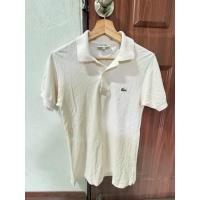 ราคา เสื้อโปโล Lacoste แท้ป้ายเก่า สีเหลืองไข่อ่อนๆ สภาพดี *สีเสมอทั้งตัว* (40560873199)