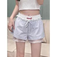 ราคา กางเกงขาสั้นแต่งลายลูกไม้ (29112375259)