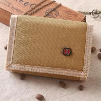 ราคา กระเป๋าสตางค์ผ้าลินินแบบสั้นสำหรับผู้ชาย (10321096625)