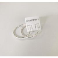 ราคา ตุ้มหูห่วงเงินแท้925 เครื่องประดับเงินแท้ ตุ้มหูเงิน (19072497679)