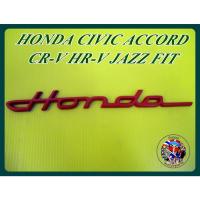 ราคา โลโก้ ตัวอักษร ติดรถ สีแดง - With for HONDA CIVIC ACCORD CR-V HR-V JAZZ FIT LOGO EMBLEM RED (12863338298)
