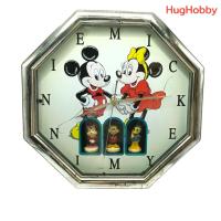 ราคา 「ซาก/อะไหล่」งานเก่าวินเทจ นาฬิกาแขวน แปดเหลี่ยม Mickey & Minnie Mouse ขนาด 33cm งานแท้ Disney (27693663224)