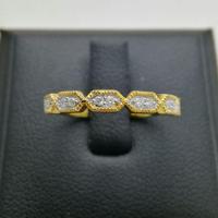 ราคา แหวนเพชรแถวแท้ น้ำหนักรวม​ 0.06 cts (9437753871)