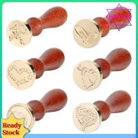 ราคา 128ประเภทย้อนยุคปิดผนึกขี้ผึ้งแสตมป์ ทําเอง ซีลขี้ผึ้งปั๊มสําหรับซองจดหมายงานแต่งงานที่มีด้ามไม้ (28324858053)