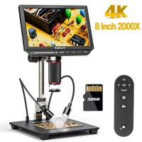 ราคา Elikliv EM4K 2000X 4K กล้องจุลทรรศน์อิเล็กทรอนิกส์ – หน้าจอ 8", HDMI | ขาตั้ง 10" + การ์ด TF 32GB ระดับมืออาชีพสําหรับซ่อม PCB/ตัวขาย (56552313740)