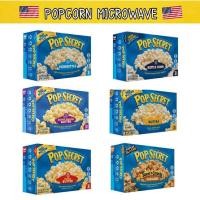 ราคา แดงมี1 Pop-secret popcorn microwave 49-272g. ป๊อบคอร์นนำเข้าจากอเมริกา ป๊อบคอร์นไมโครเวฟ มีหลายรสชาติ (23084077001)