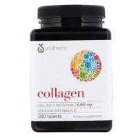 ราคา คลอลาเจน Youtheory, Collagen, 6,000 mg, 290 Tablets ของแท้ 100% นำเข้าจาก USA (3318417803)