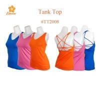 ราคา เสื้อกล้ามออกกำลังกายพร้อมสปอร์ตบราในตัว ใส่ออกกำลังกาย โยคะ Kinare รุ่นTT2008 สินค้าพร้อมส่ง (9298275192)