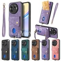 ราคา Realme GT8 GT8Pro 5G 2025 PU หนัง Lanyard กระเป๋าสตางค์สําหรับ Realme GT8 GT8T GT8Pro GT 8 T Realme GT 8Pro 8GT 4G 5G 2025 แม่เหล็กกันกระแทกฝาครอบโทรศัพท์ (45053288729)