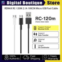 ราคา Remax RC-120M Data Cable Stable Transmission Chaino Series 2.1A Micro USB สําหรับโทรศัพท์มือถือ 100 ซม. (40960733646)