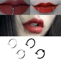ราคา เครื่องประดับ จิวจมูก จิวเจาะร่างกาย ปาก เหล็กไทเทเนียม 8 มม. สไตล์พังก์ สําหรับผู้หญิง และผู้ชาย (23747387899)