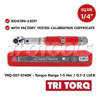 ราคา ประแจขันปอนด์SQ.1/4"RANGE:1.5NM.(0.7-3.0FT.LBS)วัดได้2หน่วย TRQ5575740K"TRI-TORQ" สินค้าประเทศอังกฤษ (45152550783)