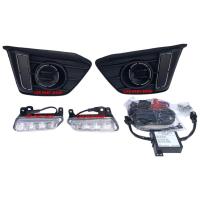 ราคา เดย์ไลท์ Daylight HONDA JAZZ GK แจ๊ส 2014 2015 2016 DRL daytime running light ฝาครอบไฟตัดหมอก สปอร์ตไลท์ มีเดย์ไลท์ (41601628107)