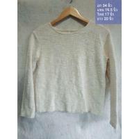 ราคา เสื้อแขนยาวสีครีม งานป้าย แบรนด์ Elle มือสอง (6614066703)