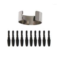 ราคา San* Passive Graphic Drawing Pad ปากกา Nibs สําหรับ XP-Pen H640P VEIKK A30 A50 แท็บเล็ต Stylus Digital Pen เคล็ดลับ 10-Pack - สีดํา (53755816318)