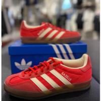 ราคา Adidas Origins GAZELLE INDOOR Low cut Red ของแท้ 100 % (41667546345)