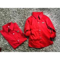 ราคา เสื้อเชิ้ตแขนยาว ปักจระเข้ สีแดง (9403564502)