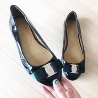 ราคา Ferragamo s.36 authentic% made in italy flatsหนังแท้เรียบหรู (1519291459)