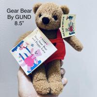 ราคา #ตุ๊กตา #หมี #Gear #Bear by #GUND #8.5” #มีกระดิ่งในตัวหมี #ป้ายห้อย #ลิขสิทธิ์แท้ #หายาก #ใส่ชุดเอี๊ยม #น่ารักมาก (20741947045)
