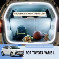ราคา ด้านหลัง LED Light Bar แถบ Trunk ภายในโคมไฟตกแต่ง Strip Fit สําหรับ TOYOTA YARIS L (26135391513)