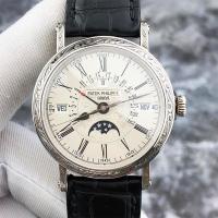 ราคา PatekPhilippe Super Complex Function Chronograph 5160G Platinum Perpetual Calendar นาฬิกาผู้ชายกลไกอัตโนมัติ PatekPhilippe (43728850221)