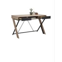 ราคา INDEX LIVING MALL โต๊ะทำงาน รุ่นทูเล็น ขนาด 120 ซม. - สีแนทเชอรัลโอ๊ค/ดำ (26982417626)