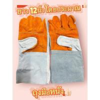 ราคา ถุงมือหนังรุ่นยาวประมาณ12นิ้ว (23203314658)