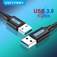 ราคา Vention USB 3.0 Type A USB 3.0 2.0 Extender Cable USB Male to Male Extension Cord for TV Box PC Mouse USB A to USB A Data Cables (29386933989)