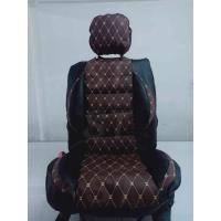 ราคา หุ้มเบาะรถยนต์ คู่หน้า แบบสวมทับเบาะรถยนต์ ลาย VIP 6 D สีน้ำตาล-ดำ (5362764404)